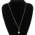 Chanel AB Chanel Gold with Black Gold Plated Metal Enamel CC and Rhinestones Flower Pendant Necklace Italy