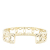 Chanel B Chanel Gold Gold Plated Metal Multiple CC Cuff Bracelet S Italy