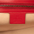 Gucci B Gucci Red Calf Leather Small GG Marmont Matelasse Sylvie Top Handle Satchel Italy