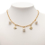 Louis Vuitton AB Louis Vuitton Gold Gold Plated Metal Charmy Pearl Necklace Italy
