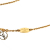 Louis Vuitton AB Louis Vuitton Gold Gold Plated Metal Essential V Necklace Italy