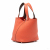 Hermès Picotin 18 Taurillon Clemence Leather Lock Bucket Handbag Orange