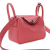Hermès AB Hermès Pink Blush Calf Leather Mini Swift Lindy 20 France