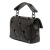 Valentino AB Valentino Black Nappa Leather Leather Medium Nappa Monochrome Roman Stud Satchel Italy