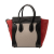 Celine B Celine Brown with Multi Calf Leather Micro Tricolor Luggage Tote Italy