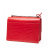 Saint Laurent AB Saint Laurent Red Calf Leather Medium Croc Embossed Monogram Sunset Bag Italy