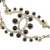 Chanel B Chanel Gold with Black Gold Plated Metal CC Faux Pearl Rhinestones Bracelet France