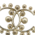 Chanel B Chanel Gold with Black Gold Plated Metal CC Faux Pearl Rhinestones Bracelet France