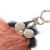 Fendi B Fendi Pink Fur Natural Material Mink Teen Witches Bag Charm Italy
