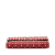 Valentino AB Valentino Red Calf Leather Rockstud Spike Wallet on Chain Italy