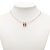 Hermès B Hermès Purple Dark Purple with Gold Enamel Other Gold Plated Pop H Pendant Necklace France