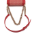 Chanel AB Chanel Red Straw Natural Material Small and Lambskin Boy Flap France
