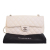 Chanel B Chanel White Caviar Leather Leather Classic Caviar East West Single Flap France