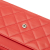 Chanel WOC Quilted Lambskin Leather 2-Ways Flap Crossbody Red