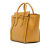 Celine B Celine Yellow Mustard Calf Leather Mini Drummed skin Luggage Tote Italy