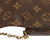 Louis Vuitton B Louis Vuitton Brown Monogram Canvas Fabric Monogram Pochette Felicie France