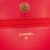 Chanel Boy Caviar Leather Quilted Wallet on Chain Crossbody Red