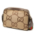 Gucci AB Gucci Brown Beige Canvas Fabric Jumbo GG Web Crossbody Italy