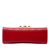 Gucci B Gucci Red Calf Leather Small Guccissima Padlock Crossbody Italy