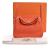 Hermès AB Hermès Orange Dark Orange Calf Leather Clemence Lindy 26 France