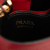 Prada B Prada Red Saffiano Leather Small Embellished Cuir Panier Satchel Italy