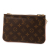 Louis Vuitton AB Louis Vuitton Brown Monogram Canvas Fabric Monogram Blooming Flowers Double Zip Pochette Spain