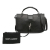 Saint Laurent B Saint Laurent Black Lambskin Leather Leather Medium Lambskin Charlotte Messenger Bag Italy