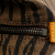 Fendi B Fendi Brown Canvas Fabric Zebra Print Handbag Italy