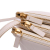 Celine B Celine White Off White Lambskin Leather Leather Large Lambskin Trio Crossbody Italy