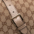 Gucci B Gucci Brown Beige with Gold Canvas Fabric GG Bella Flap Satchel Italy