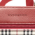 Burberry AB Burberry Brown Beige with Red Dark Red Canvas Fabric House Check Crossbody United Kingdom