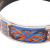 Hermès AB Hermès Blue with Silver Enamel Other Wide Sunburst Rubans de Cheval Bangle 70 France