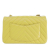 Chanel Yellow Lambskin Leather Leather Mini Rectangular Classic Chevron Lambskin Single Flap France
