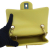 Chanel Yellow Lambskin Leather Leather Mini Rectangular Classic Chevron Lambskin Single Flap France