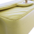 Chanel Yellow Lambskin Leather Leather Mini Rectangular Classic Chevron Lambskin Single Flap France