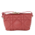 Christian Dior AB Dior Pink Blush Calf Leather Small skin Macrocannage Diortravel Nomad Pouch Italy