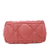Christian Dior AB Dior Pink Blush Calf Leather Small skin Macrocannage Diortravel Nomad Pouch Italy