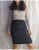 Celine Wool dark grey skirt