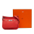 Hermès B Hermès Red Calf Leather Clemence Jypsiere 28 France