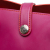 Loewe B LOEWE Pink Dark Pink Calf Leather Perforated Anagram Leo Tote Spain