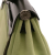 Hermès B Hermès Green Olive Green with Brown Dark Brown Canvas Fabric Toile Herbag Zip 31 France