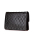 Chanel B Chanel Black Lambskin Leather Leather Medium CC Quilted Lambskin Single Flap France