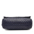 Bottega Veneta Blue Small Nappa Intrecciato Stitched Olimpia Shoulder Bag Italy