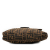 Fendi B Fendi Brown Canvas Fabric Zucca Shoulder Bag Italy