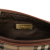 Burberry AB Burberry Brown Beige Coated Canvas Fabric Haymarket Check Pouch Italy