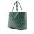 Goyard B Goyard Green Coated Canvas Fabric Goyardine Saint Louis PM France
