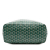 Goyard B Goyard Green Coated Canvas Fabric Goyardine Saint Louis PM France