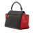 Celine B Celine Black with Multi Calf Leather Small Tricolor Trapeze Satchel Italy