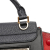 Celine B Celine Black with Multi Calf Leather Small Tricolor Trapeze Satchel Italy