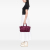 Bottega Veneta Purple Nappa Intrecciato Patchwork Lido Fringe Tote Italy